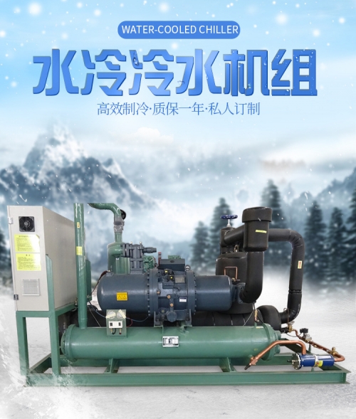 定制汉钟低温泡芙短视频下载安装式冷水机组 工厂工业泡芙短视频下载安装冷水制冷压缩机组